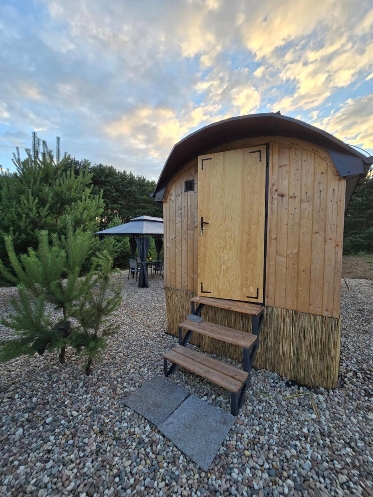 Oaza Swiety Spokoj - Domek Z Balia I Jacuzzi Rzasnik 外观 照片